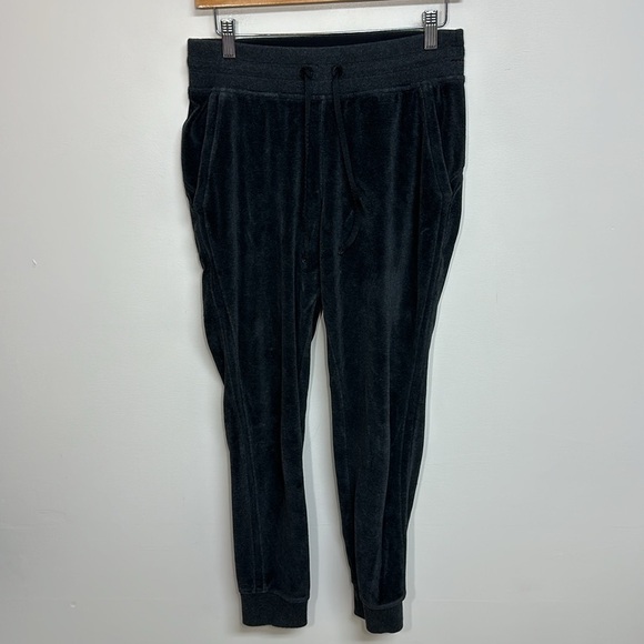 Lululemon Warm Down Jogger Velour Heathered Black 6‎ - Picture 4 of 8